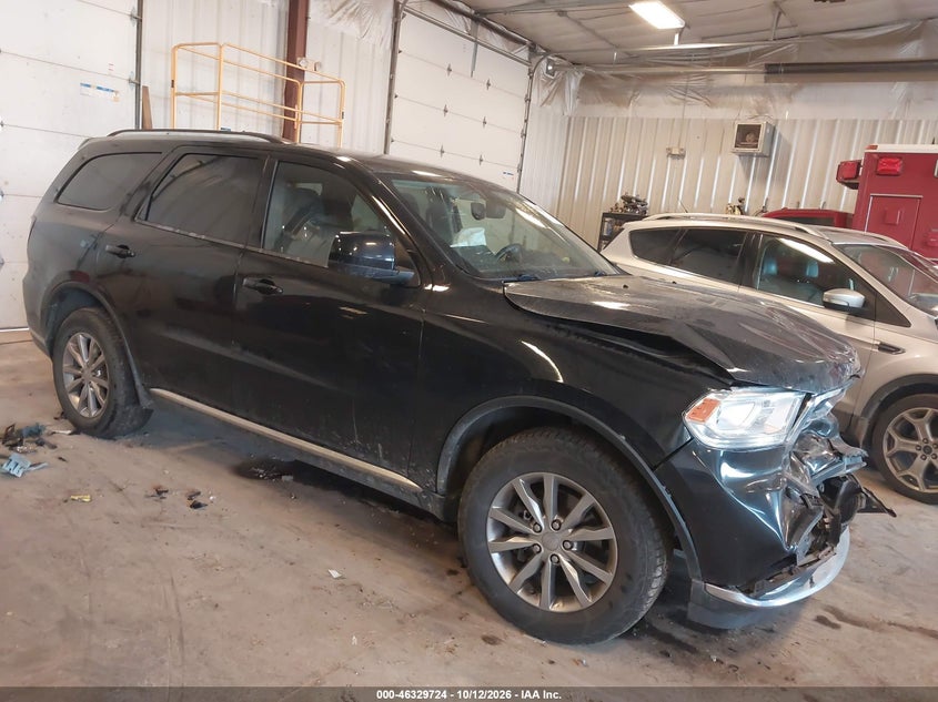 Vin: 1c4rdjagxjc372331, lot: 46829977, dodge durango sxt awd 20181