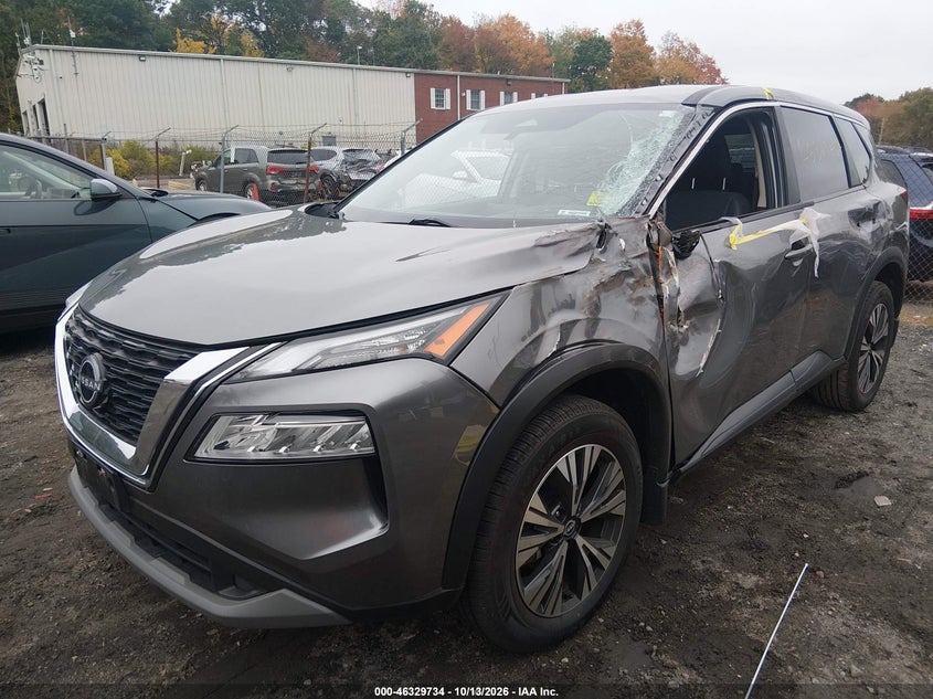 2023 Nissan Rogue Sv Intelligent Awd, Left Side, IAAI, VIN JN8BT3BB7PW494238 — photo 2