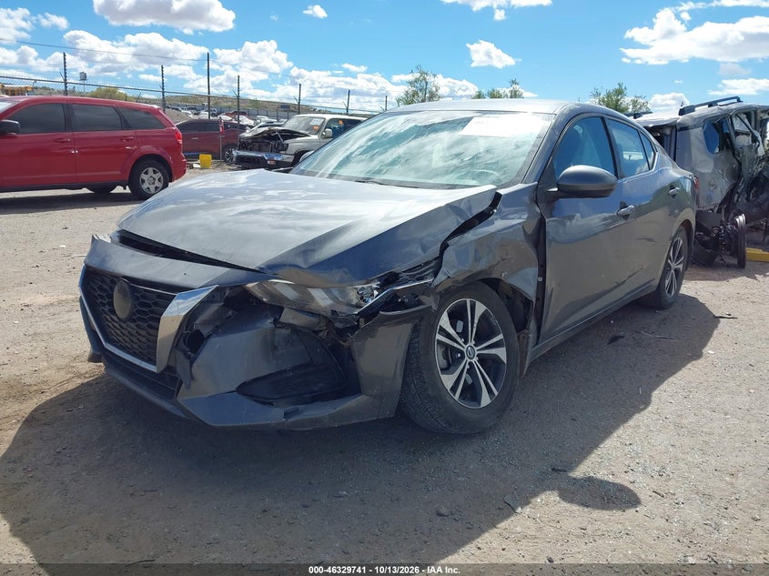Vin: 3n1ab8cv2my309682, lot: 46829994, nissan sentra sv xtronic cvt 20212