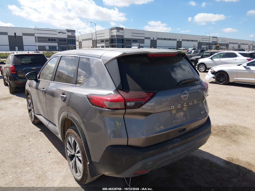Vin: jn8bt3ba9pw431570, lot: 46830021, nissan rogue sv fwd 20233