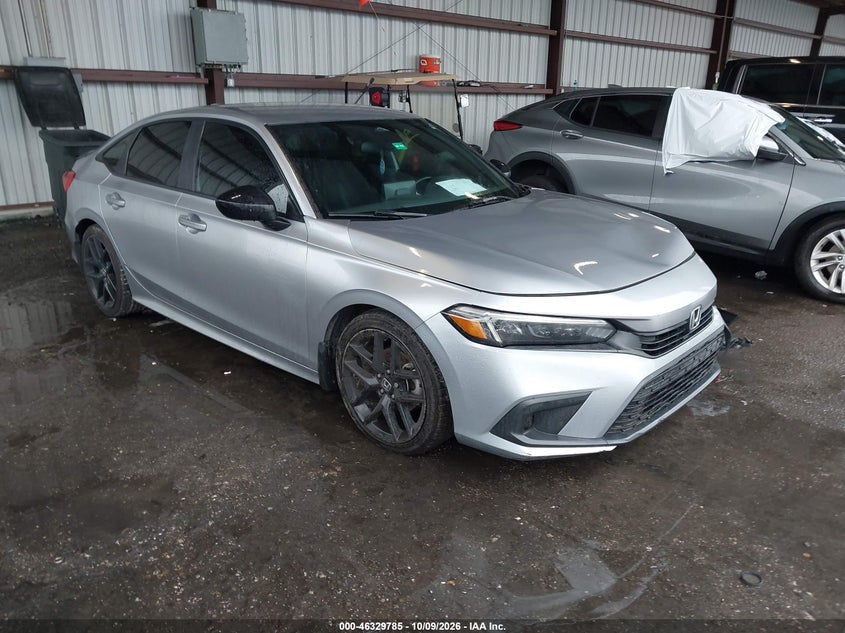 Vin: 2hgfe2f58nh515441, lot: 46830038, honda civic sport 20221