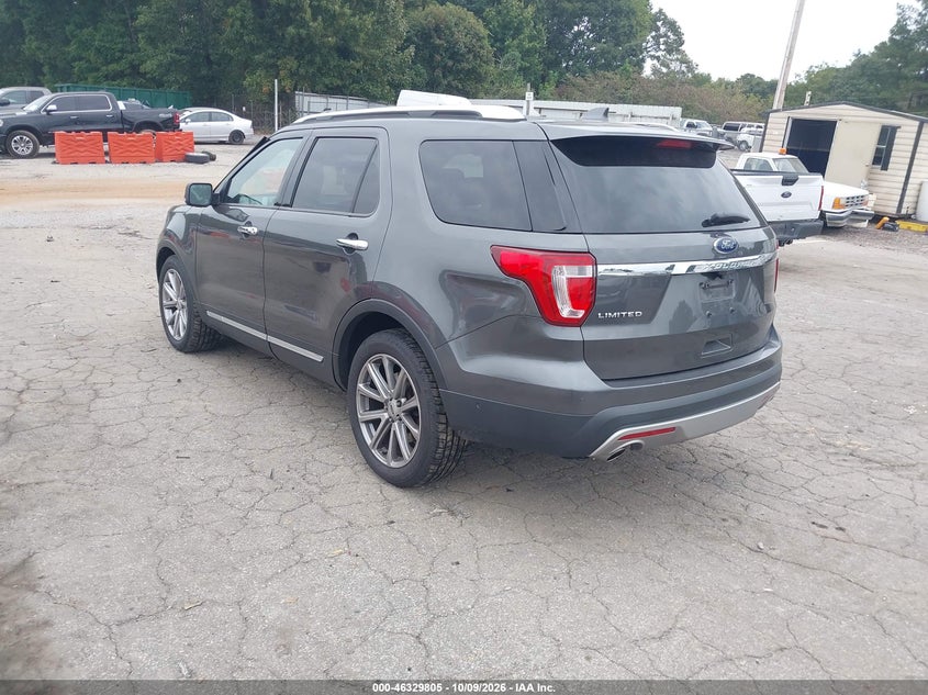 Vin: 1fm5k7f87hge27406, lot: 46830058, ford explorer limited 20173