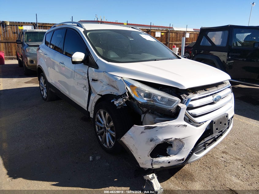 Vin: 1fmcu9j97huc79501, lot: 46830071, ford escape titanium 20171