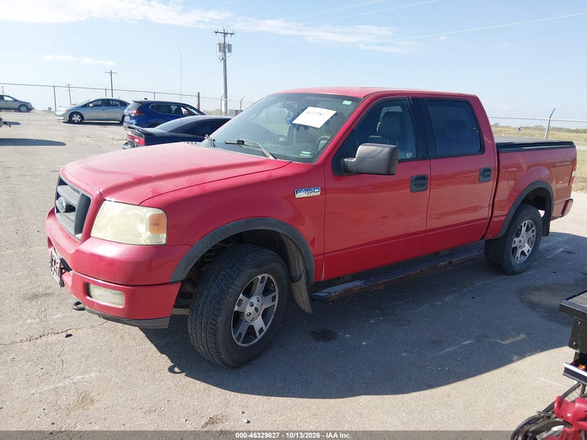2004 Ford F-150 Fx4/Lariat/Xlt, Normal Wear & Tear, IAAI, VIN 1FTPW145X4KB80574 — photo 2