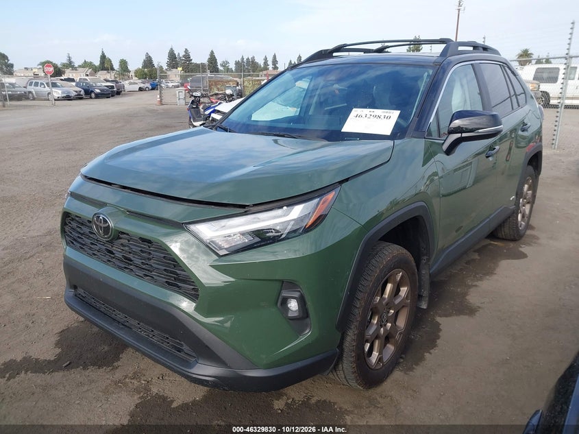 Vin: 2t3uwrfv5sw291293, lot: 46830083, toyota rav4 hybrid woodland edition 20252