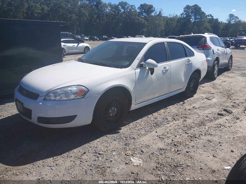 Vin: 2g1wd5e32g1109274, lot: 46830099, chevrolet impala limited police 20162