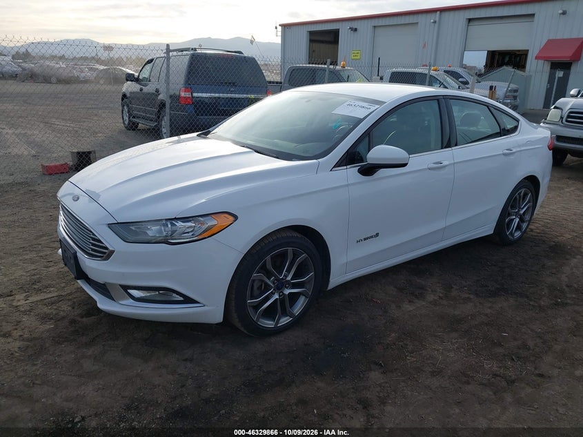 Vin: 3fa6p0lu6hr165475, lot: 46830119, ford fusion hybrid se 20172