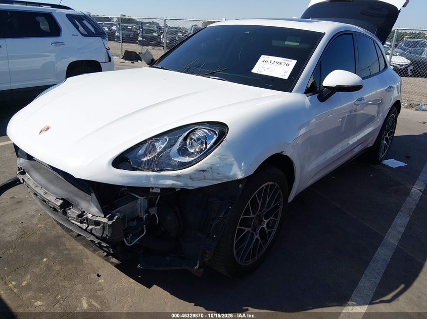 Vin: wp1aa2a57jlb13501, lot: 46830123, porsche macan sport edition 20182