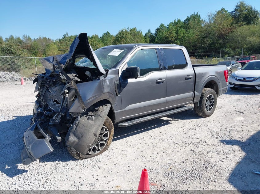 Vin: 1ftew1ep7nfa45974, lot: 46830163, ford f-150 xlt 20222