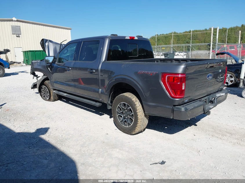 Vin: 1ftew1ep7nfa45974, lot: 46830163, ford f-150 xlt 20223