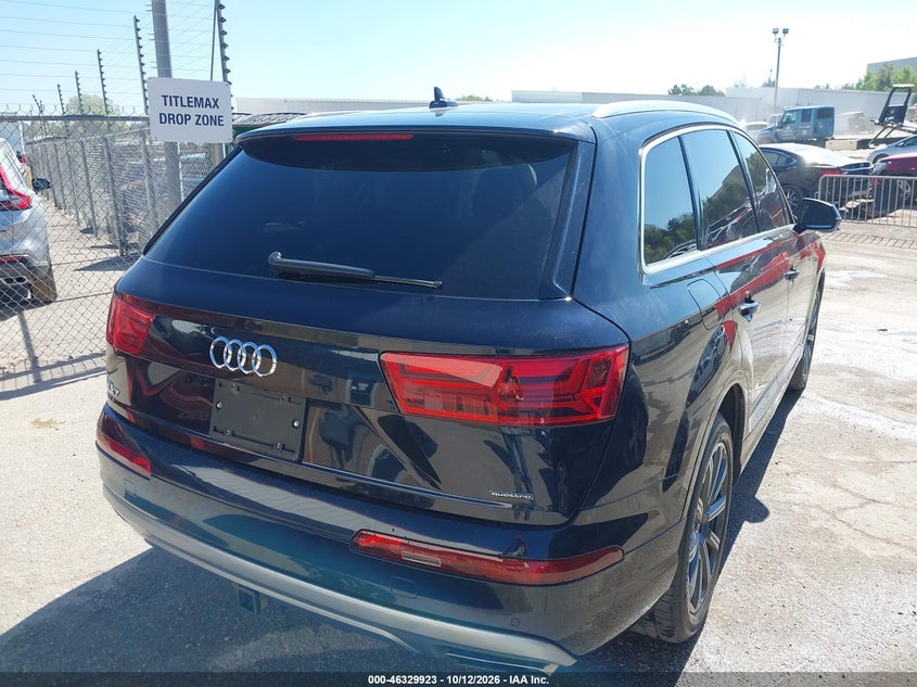 Vin: wa1lhaf7xhd050127, lot: 46830176, audi q7 2.0t premium 20174