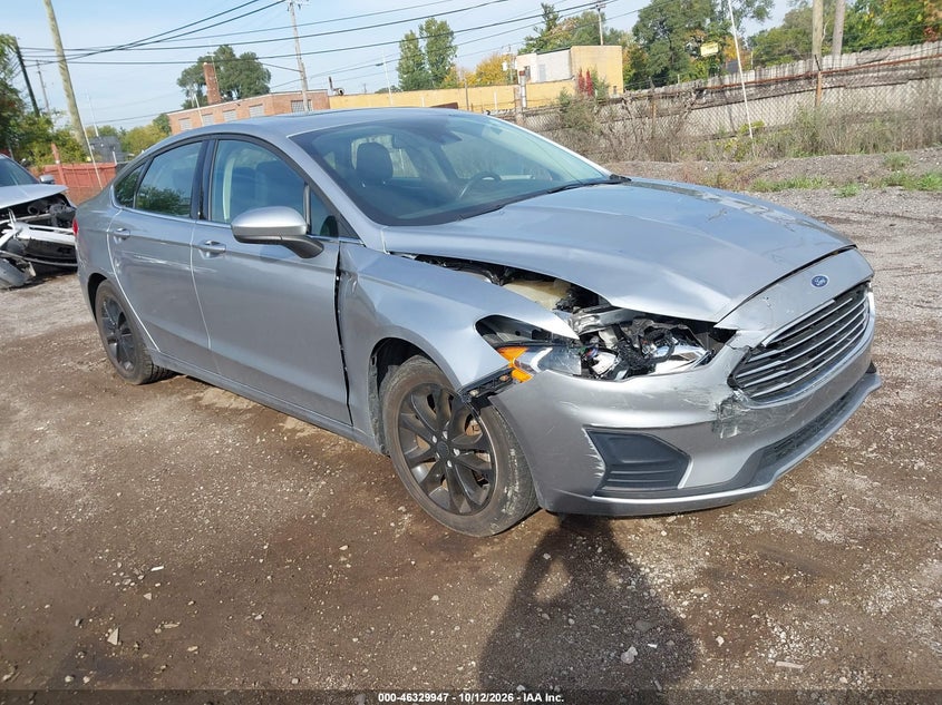 Vin: 3fa6p0hd7lr217827, lot: 46830201, ford fusion se 20201