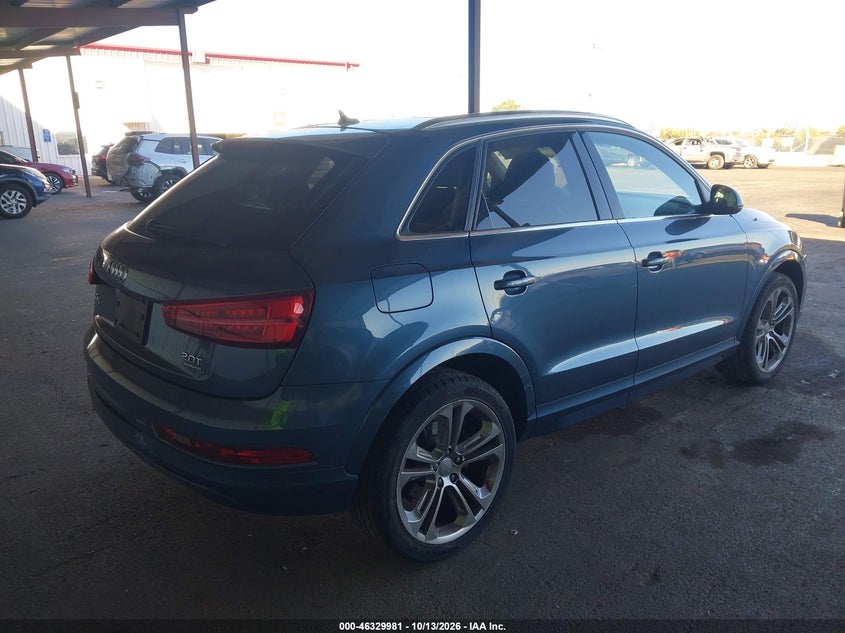 Vin: wa1efcfs4gr010416, lot: 46830234, audi q3 2.0t premium plus 20164