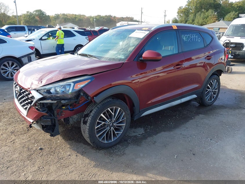 Vin: km8j3cal4ku039252, lot: 46830249, hyundai tucson sel 20192