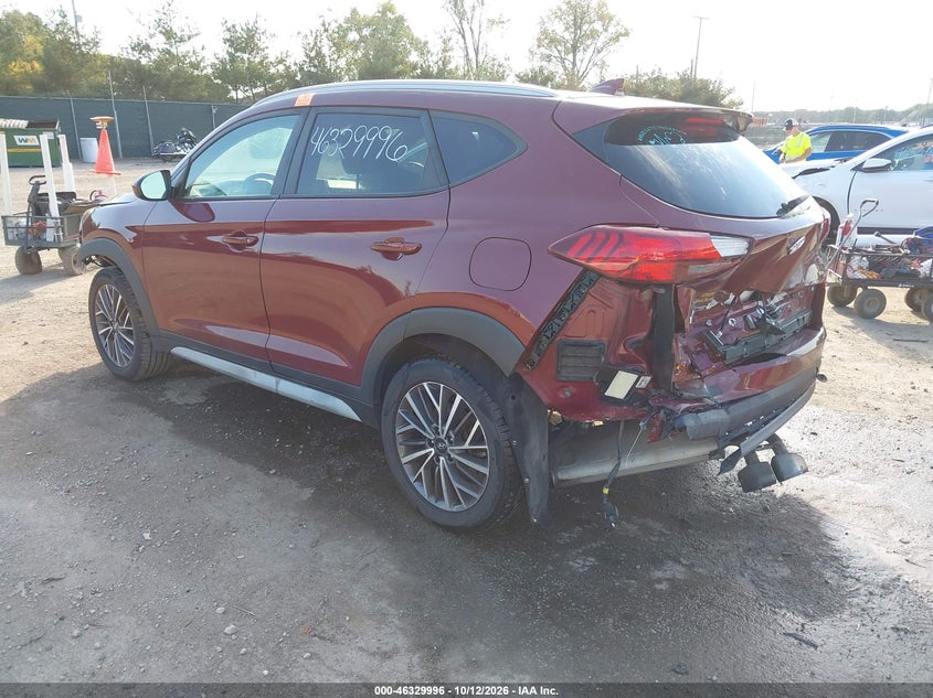 Vin: km8j3cal4ku039252, lot: 46830249, hyundai tucson sel 20193