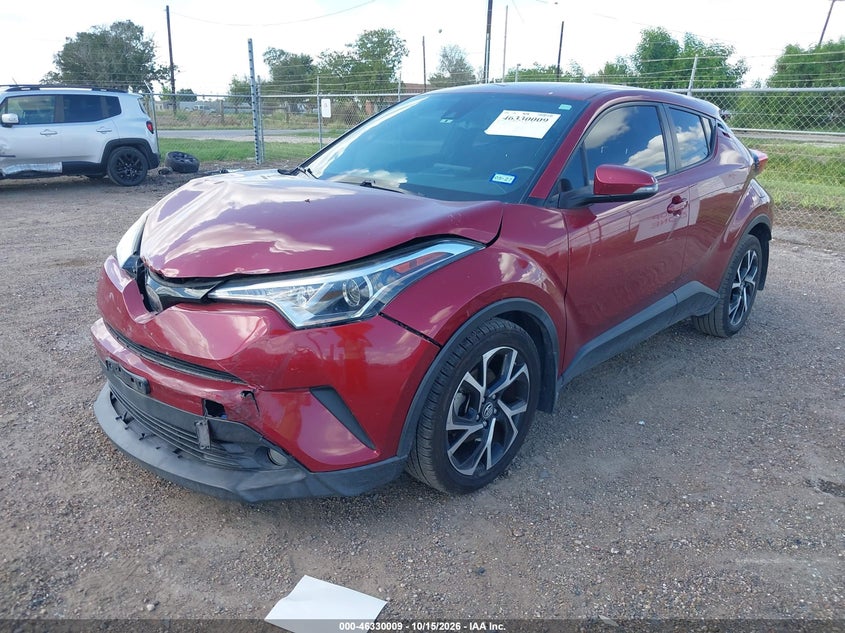 2018 Toyota C-Hr Xle Premium, Front End, IAAI, VIN NMTKHMBX6JR052362 — photo 2