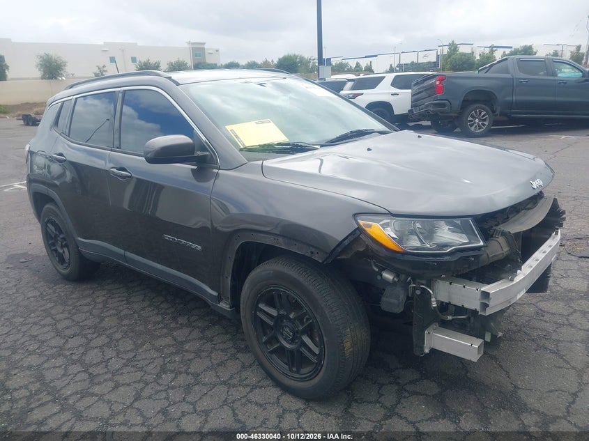 Vin: 3c4njcbb7kt855464, lot: 46830293, jeep compass latitude fwd 20191