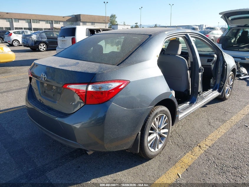 Vin: 5yfburhe4fp272843, lot: 46830324, toyota corolla le plus 20154