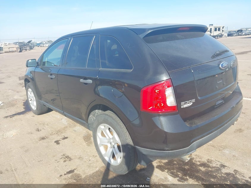 Vin: 2fmdk4gc1eba82079, lot: 46830325, ford edge se 20143