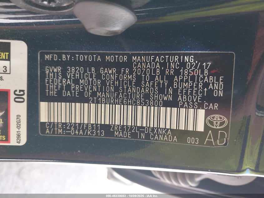 TOYOTA COROLLA - zdjęcie 9