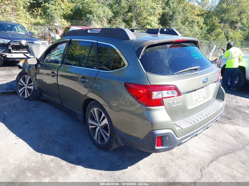 Vin: 4s4bsanc5j3220516, lot: 46830393, subaru outback 2.5i limited 20183