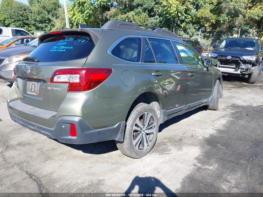 Vin: 4s4bsanc5j3220516, lot: 46830393, subaru outback 2.5i limited 20184