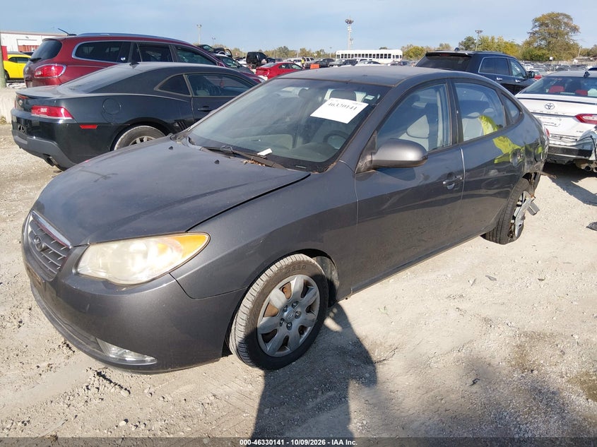 2008 Hyundai Elantra Gls/Se, Left Side, IAAI, VIN KMHDU46D98U466064 — photo 2