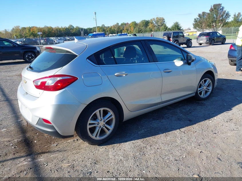 Vin: 3g1be6sm5hs545105, lot: 46830422, chevrolet cruze lt auto 20174