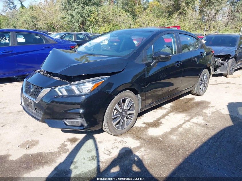 Vin: 3n1cn8ev2ml887856, lot: 46830426, nissan versa sv xtronic cvt 20212