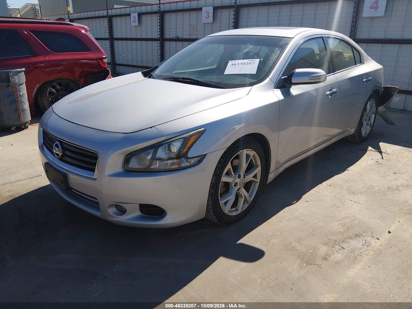 2012 Nissan Maxima 3.5 Sv, Rear, IAAI, VIN 1N4AA5AP9CC862975 — photo 2