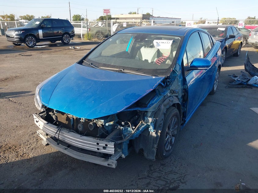 Vin: jtdkamfu2m3136643, lot: 46830485, toyota prius xle 20212