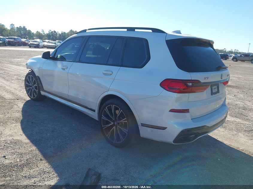 Vin: 5uxcx6c08m9j02377, lot: 46830538, bmw x7 m50i 20213