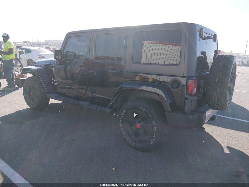 Vin: 1c4bjweg2dl526732, lot: 46830551, jeep wrangler unlimited sahara 20133