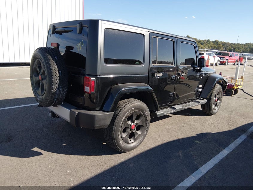 Vin: 1c4bjweg2dl526732, lot: 46830551, jeep wrangler unlimited sahara 20134
