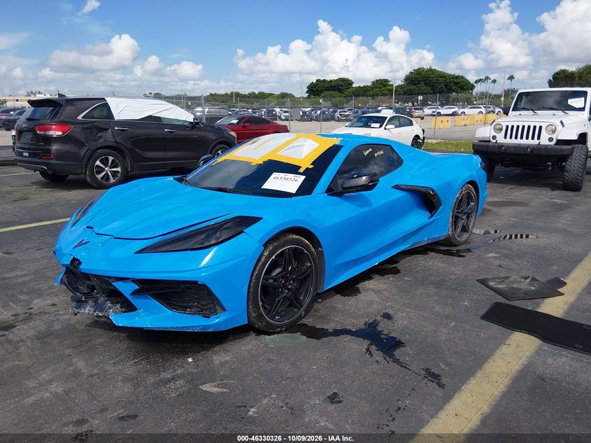 Vin: 1g1ya3d47r5129263, lot: 46830578, chevrolet corvette stingray rwd  1lt 20242