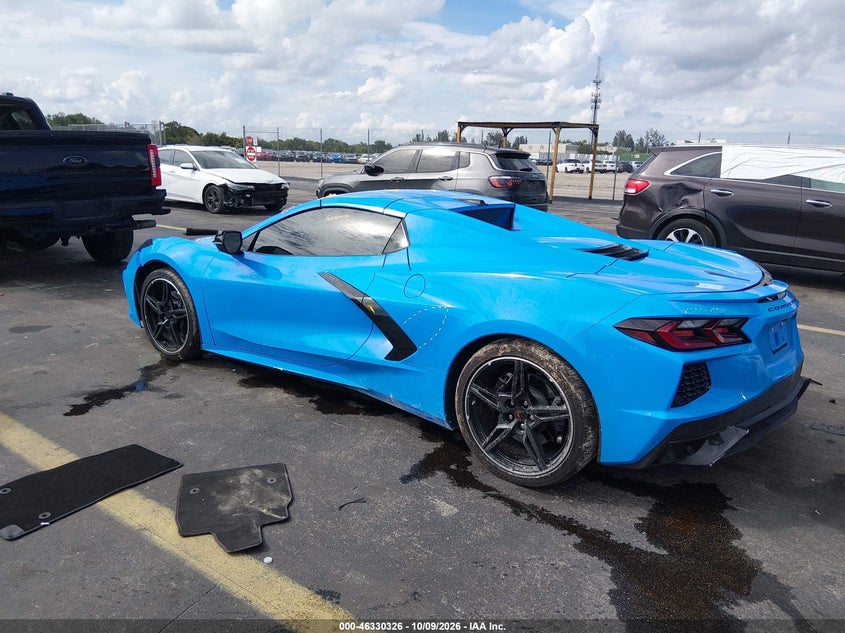 Vin: 1g1ya3d47r5129263, lot: 46830578, chevrolet corvette stingray rwd  1lt 20243