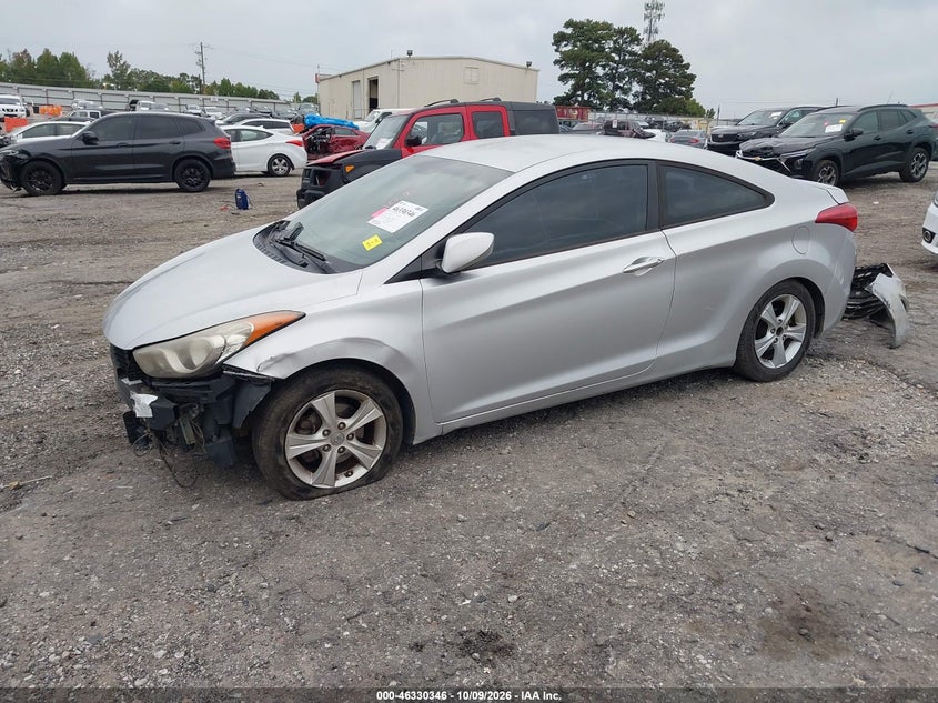 2013 Hyundai Elantra Gs, Front End, IAAI, VIN KMHDH6AE2DU007226 — photo 2