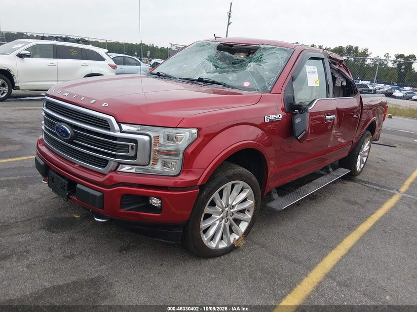 Vin: 1ftew1eg8kfa00084, lot: 46830655, ford f-150 limited 20192