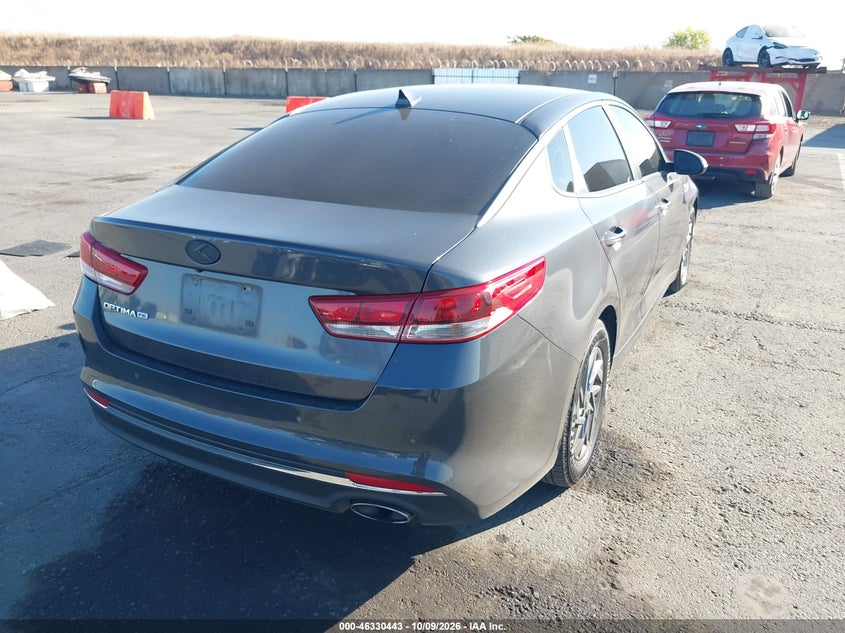 Vin: knagt4l33j5213755, lot: 46830696, kia optima lx 20184