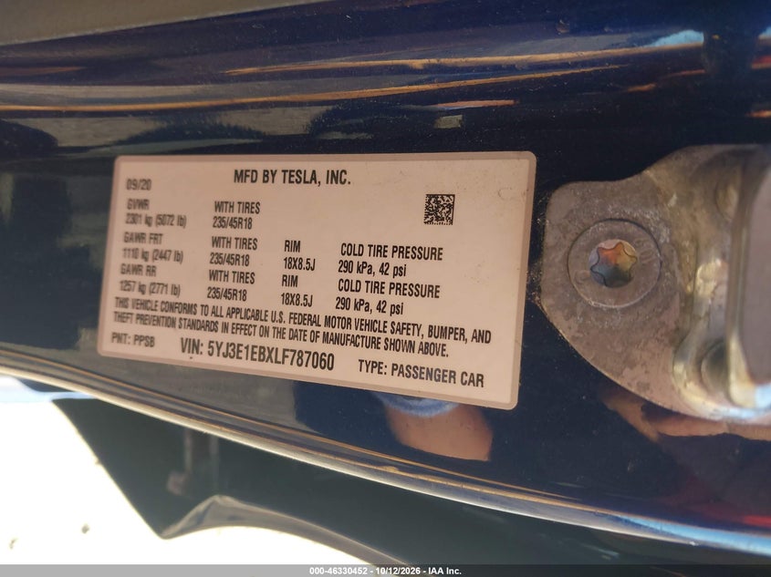 TESLA MODEL 3 - zdjęcie 9