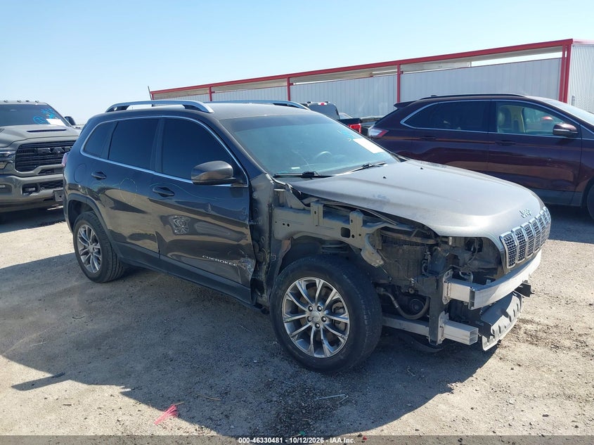 Vin: 1c4pjllb7ld641783, lot: 46830732, jeep cherokee latitude plus fwd 20201