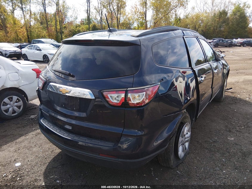 Vin: 1gnkrfkd0hj299875, lot: 46830792, chevrolet traverse ls 20174