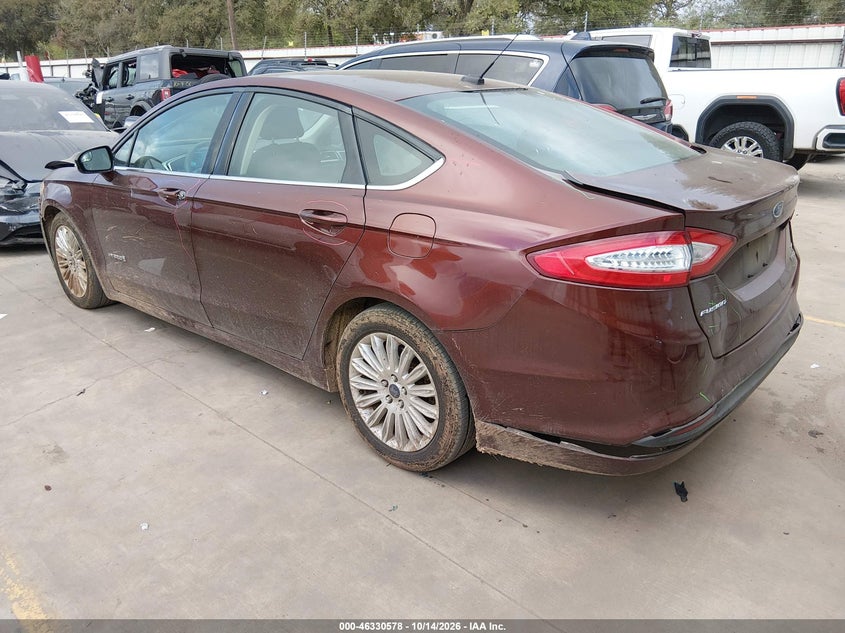 Vin: 3fa6p0luxgr202168, lot: 46830831, ford fusion hybrid se 20163