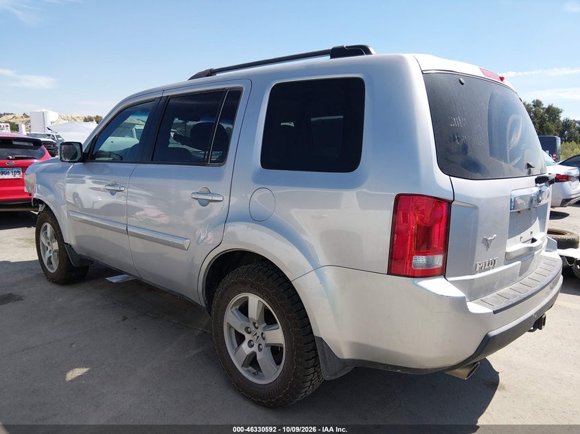 Vin: 5fnyf3h75bb046688, lot: 46830845, honda pilot ex-l 20113