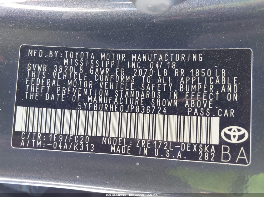 TOYOTA COROLLA - zdjęcie 9