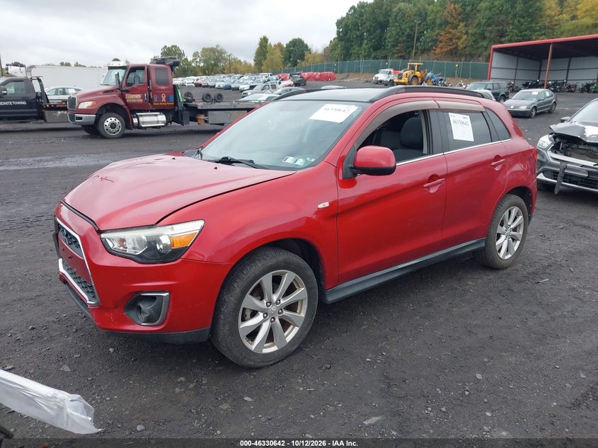 Vin: 4a4ap4au8de006445, lot: 46830895, mitsubishi outlander sport se 20132
