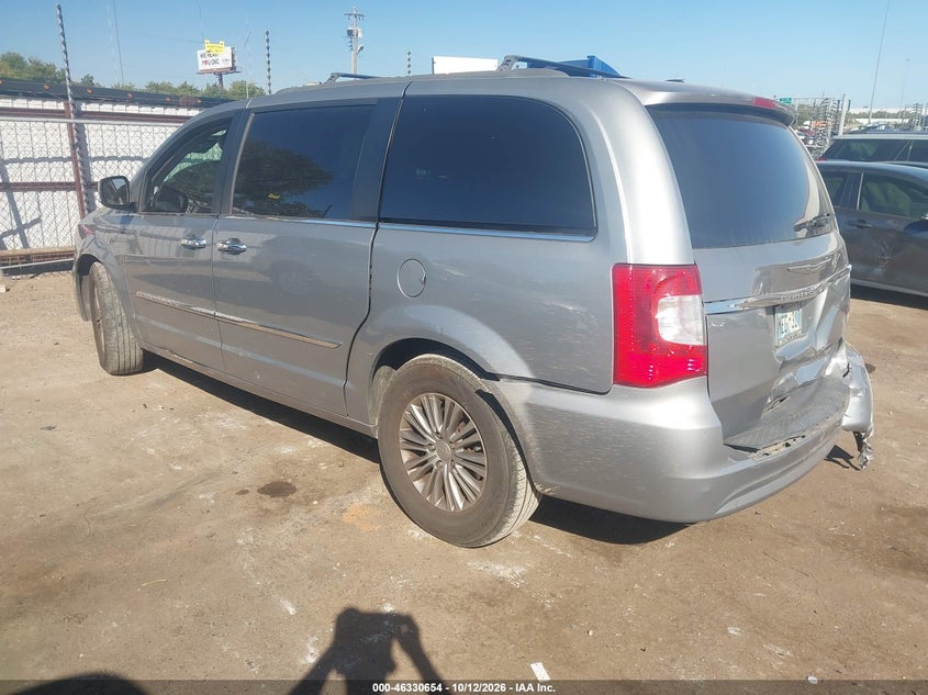 Vin: 2c4rc1cg7er469631, lot: 46830907, chrysler town & country touring-l 20143