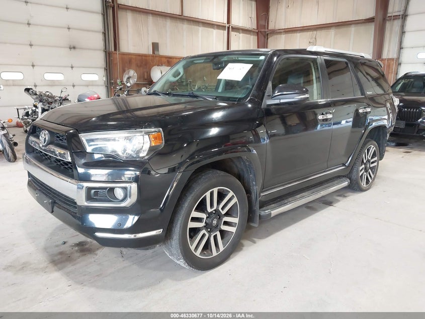 Vin: jtebu5jr3h5447536, lot: 46830929, toyota 4runner limited 20172
