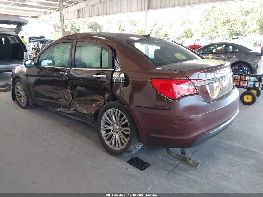 Vin: 1c3ccbcg3dn506444, lot: 46830931, chrysler 200 limited 20133