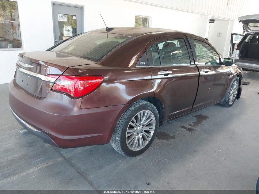 Vin: 1c3ccbcg3dn506444, lot: 46830931, chrysler 200 limited 20134